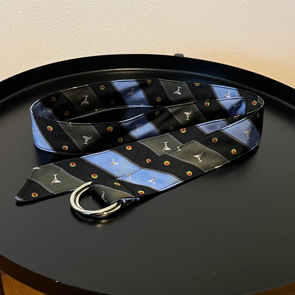 Talbots Dirty Martini Tie Belt